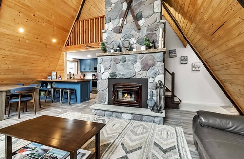 Little Valley Ski Chalet | Ellicottville Newly Remodeled A-Frame 4.7 Miles From the Village with a hot tub!