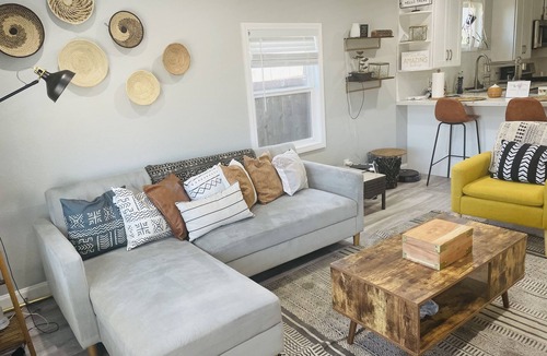 San Pablo House | Entire Home with King Bed, Free Parking, and Outdoor oasis