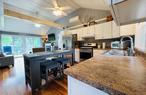 Tunkhannock Cottage | Escape to Belhana, Recreational Riverfront Cottage - SPA and Outdoor Living