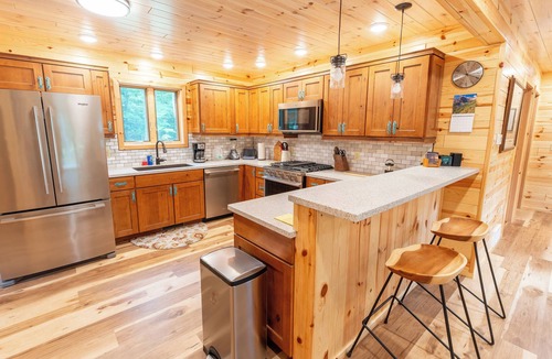 Rapid River Cabin | Forest Highway Hideaway in Rapid River