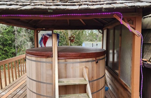 Buckley RV Rental | Gaia Yurt · Most Secluded · Forest Glamping · Sleeps 3 · Hot Tub