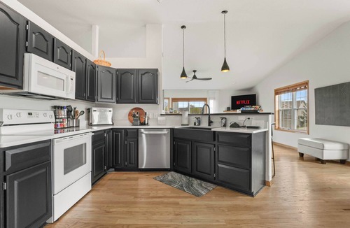 Sun Prairie House | Game Room - King Suite - Theatre Room - Fireplace