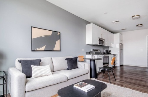 St. Elizabeth's Apartment | Ideal Brighton 1BR w/W/D, Pool & Gym, nr Green Line, by Blueground