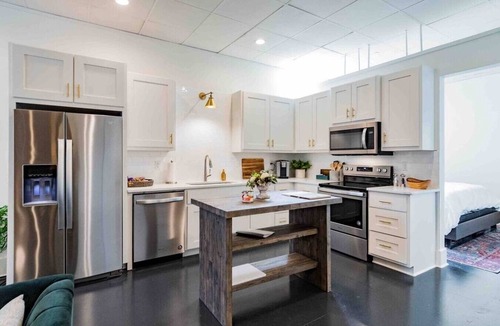 Central City Apartment | Incredible Loft w/King Bed and Best Location