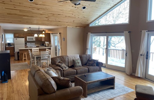 Marenisco Cabin | Lake home with UTV/Snow trails located at mailbox.