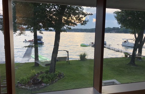 Sister Lakes House | Lakefront Home 2 hours from Chicago. Family and pet friendly.