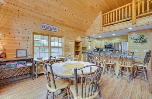 Birchwood Cabin | Lakefront Wisconsin Cabin with Boat Dock!