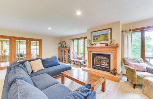 Spooner House | Lakeside Spooner Home w/Game Room & Views!
