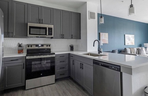 MLK Apartment | Landing | Beautiful 1BD, Rooftop Lounge, Gym