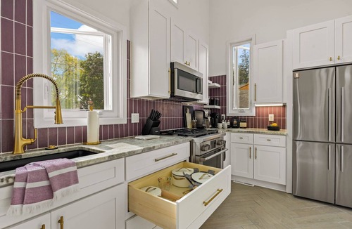 Bay View House | Luxurious Bay View Craftsman with Hot Tub Oasis