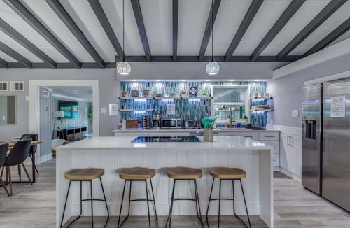 Oak Park - Northwood House | Luxury San Antonio Group Getaway with Heated Pool, Game Room, Poker Room, Grill & Backyard Fun Near Downtown