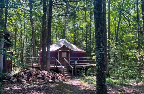 Williamsburg Cabin | Magical yurt in the woods, full kitchen! Haydenville, Massechusettes