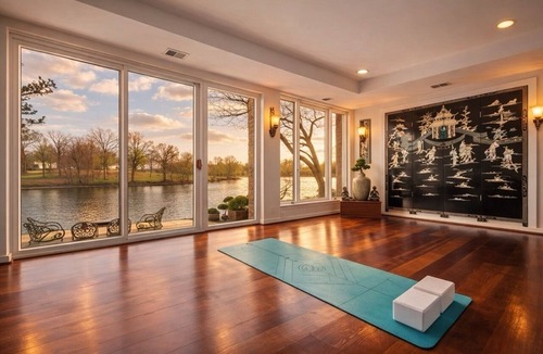 Columbia House | Merriweather Lakefront Couples Retreat Firepit