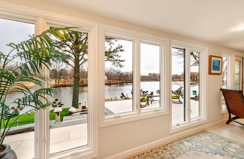 Columbia House | Merriweather Lakefront Couples Retreat Firepit