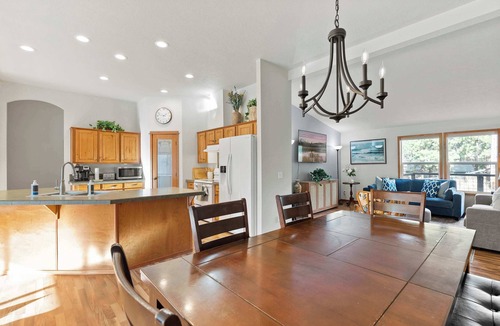 Deschutes River Woods House | Modern Bend Home with Firepit and Disc Golf