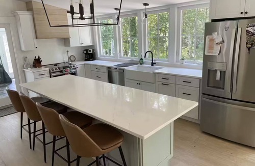 Foxboro House | Modern Farmhouse + Cozy Barn Retreat Near Stadium