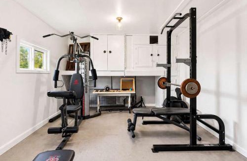 Kenwood Hill House | Modern Louisville home w private yard & home gym