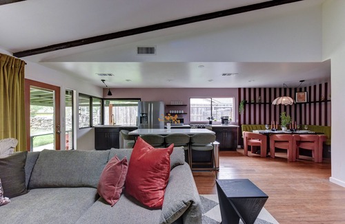 East Congress House | Modern South Austin Retreat w/Game Room + Greenbelt Access
