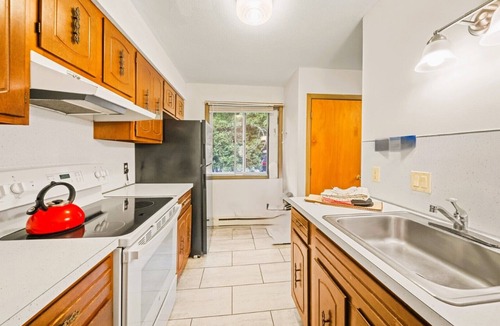 Stoneham Cabin | Mountain Magic | 2BR Condo w/Balcony & Fireplace
