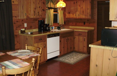 Conover Cabin | Northwoods Cabin on 900-Acre Lake Buckatabon with Private Pier