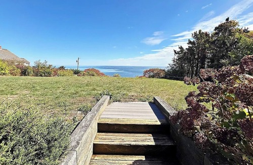 Plymouth House | Panoramic Cape Cod Bay Views with Private Sandy Beach