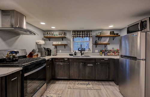 Center Conway Apartment | Pet Friendly Summer A-Frame | Pool | AirHockey | Fun
