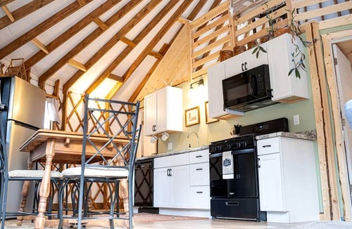 Boulder Junction Cabin | Pet Friendly Yurt with a Shared Sauna House in Northern Wisconsin, Ideal for a Weekend Escape in the Wilderness