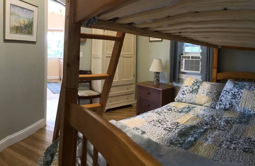 Eastham Cottage | Pond front with private beach rights, dock, rowboats and swim platform.