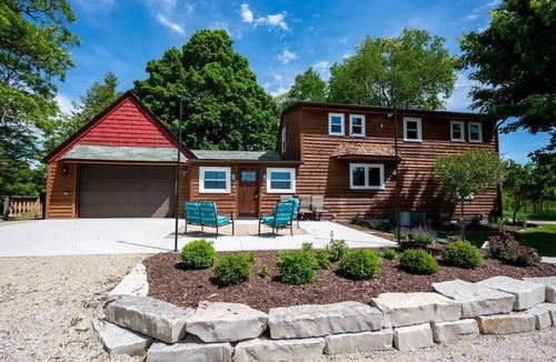 Egg Harbor House | Private 5-Acre Retreat · Firepit · Egg Harbor