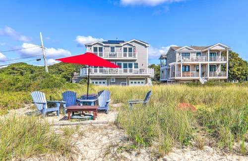 Mattapoisett Center House | Private Beach! Oceanfront Escape in Mattapoisett