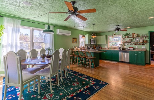 Sparta House | Private Creekside Family Home. Yard, Game Room & Deck