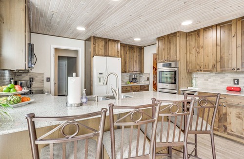 Roach House | Private Dock & Ozarks Shoreline: 5BR Lake House