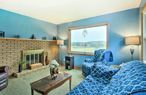 Union Township House | Private Home on 75 Acres- Near Canadohta Lake