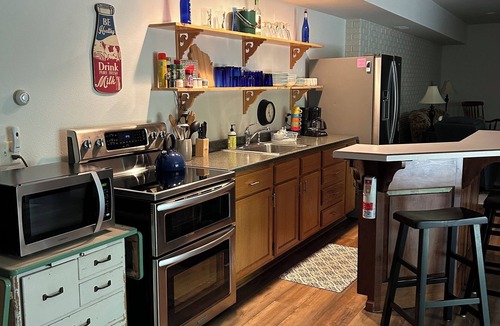 Plymouth Apartment | Private, Peaceful Retreat near Road America