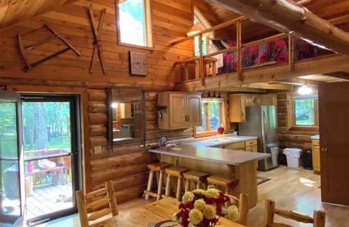 Hackensack Cabin | Private Trillium Lake Log Cabin-Sauna & Nature Escape
