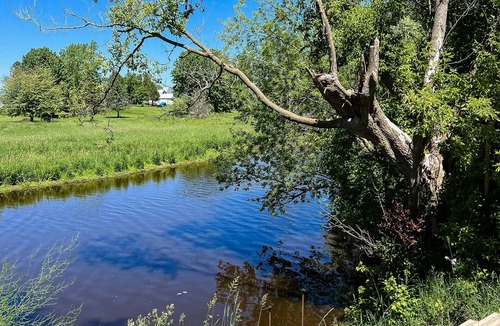 Algoma House | Relax N Rentals Waterfront 2 BR LW Algoma WI kayaks Grill Fire Pit
