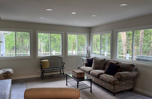 High View House | River Perch on the Cacapon: private home on 27 acres and 1200 ft of riverfront