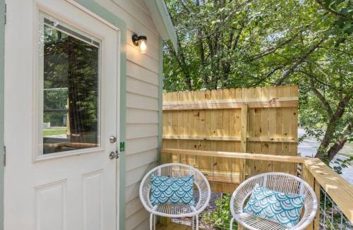 Sylva Apartment | River Run - Riverfront Tiny Home, Trails, and Views!
