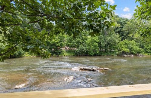 Sylva Apartment | River Run - Riverfront Tiny Home, Trails, and Views!
