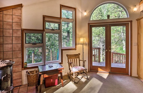 Belknap Springs Cottage | River Views, Private Hot Springs Tub, Forest, Deck