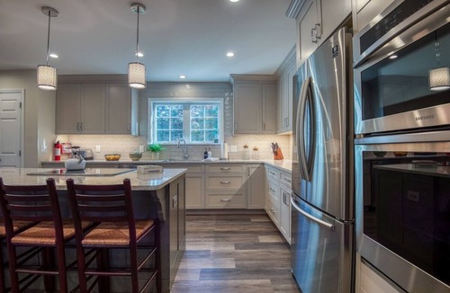 West Newfield House | Rock Haven Lake Vacation Rental | Peaceful Waterfront Escape with Dock, Kayaks & Pet-Friendly Comfort