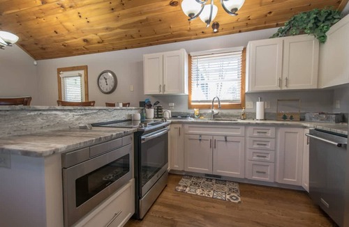 Horse Shoe House | Rustic 4BR w Deck Firepit Darts Near Golf
