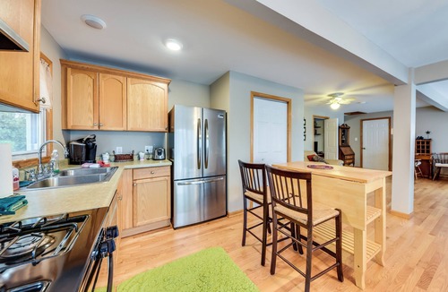 Paddock Lake Cottage | Salem Vacation Home w/Dock: Steps to Paddock Lake