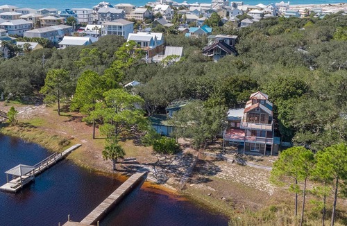 Grayton Beach House | Sealake Cottage - Lake Front, Private Dock on Western Lake in Grayton Beach!