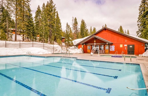 Tahoe Woods Condo | Second-Level Condo with Free WiFi, Wood Fireplace, Shared Outdoor Pool, & Views
