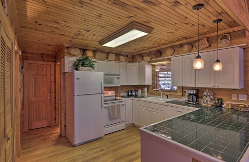 Bryson City Cabin | Smoky Mountain Cabin w/Hot Tub & Views!