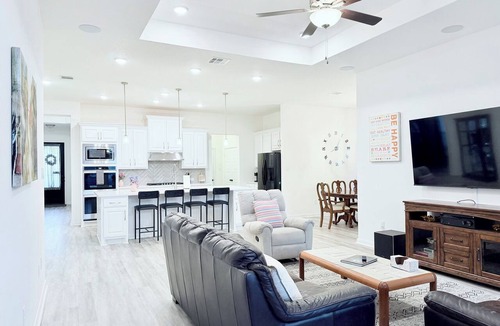 Stone Oak House | Spacious 4BR/3BA Single-Level Home with Elevator and Fenced Yard!