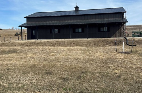Harrison County House | Spacious and cozy 4-bedroom house in rural Iowa with inground backyard pool.
