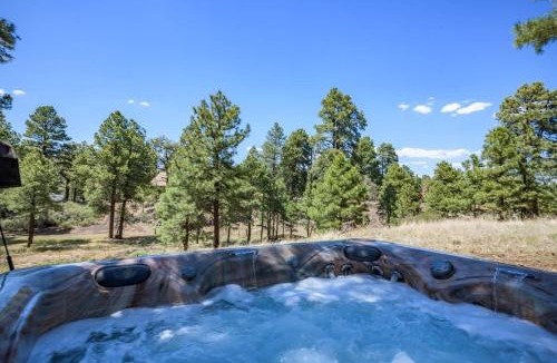Flagstaff House | Spacious Cozy Cabin Retreat on 5-Acres with HotTub