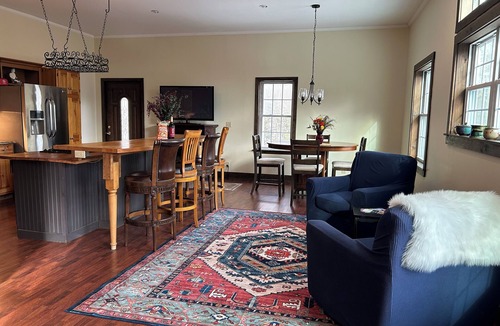 Roxbury House | Spacious Roxbury Home Minutes to Sugarbush with Waterfall View and Steam Shower.